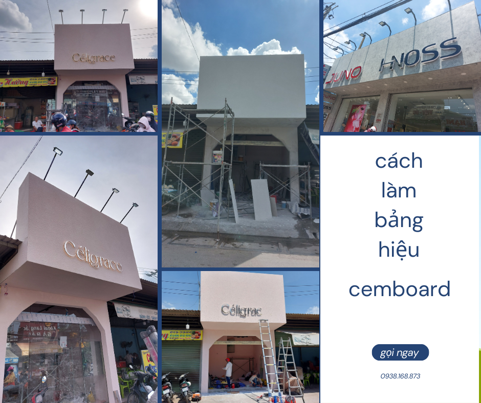 dạy học viên làm bảng hiệu quảng cáo